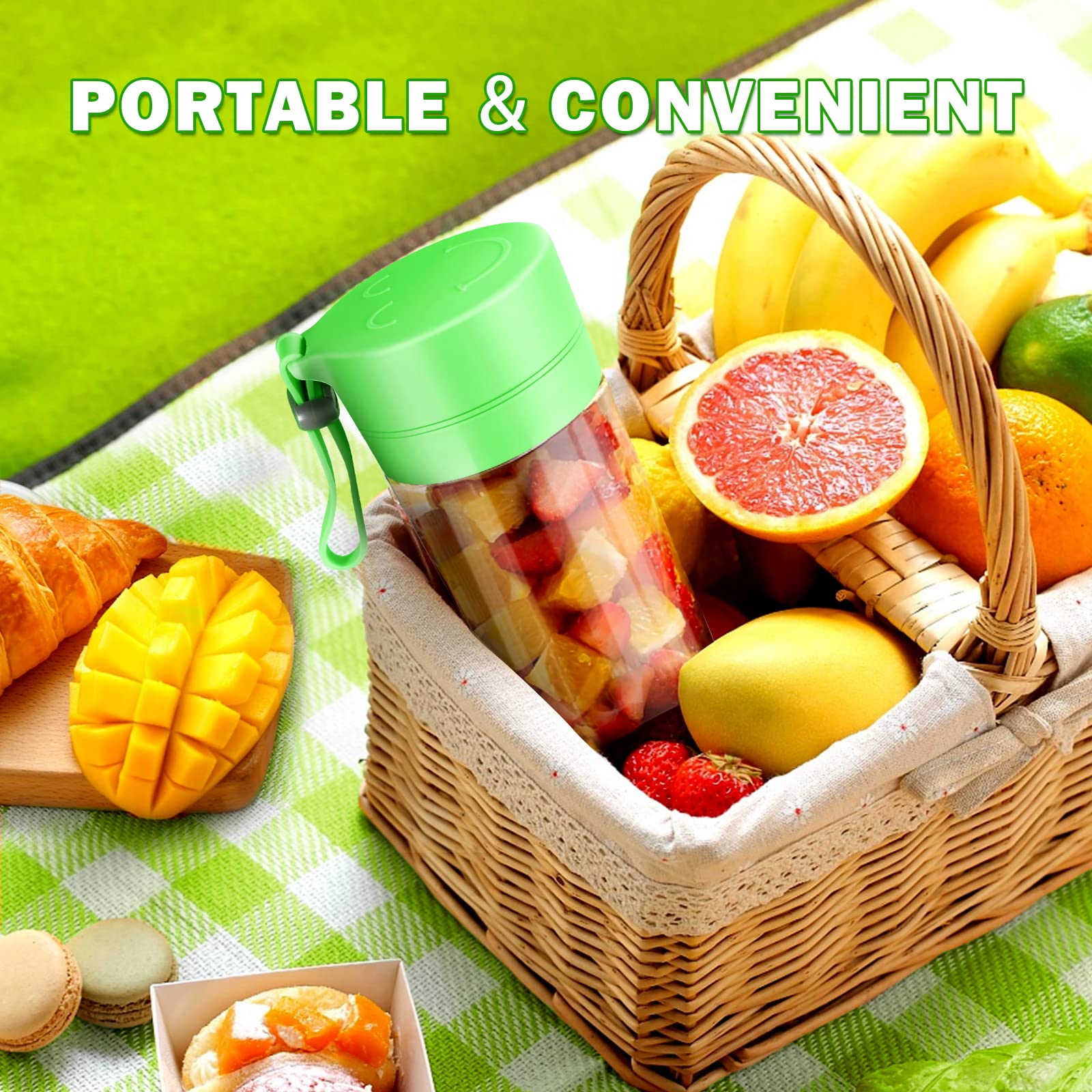Tragbarer Mini-Elektro-Entsaft – Portable Blender Usb Rechargeable Bewertung und Preis