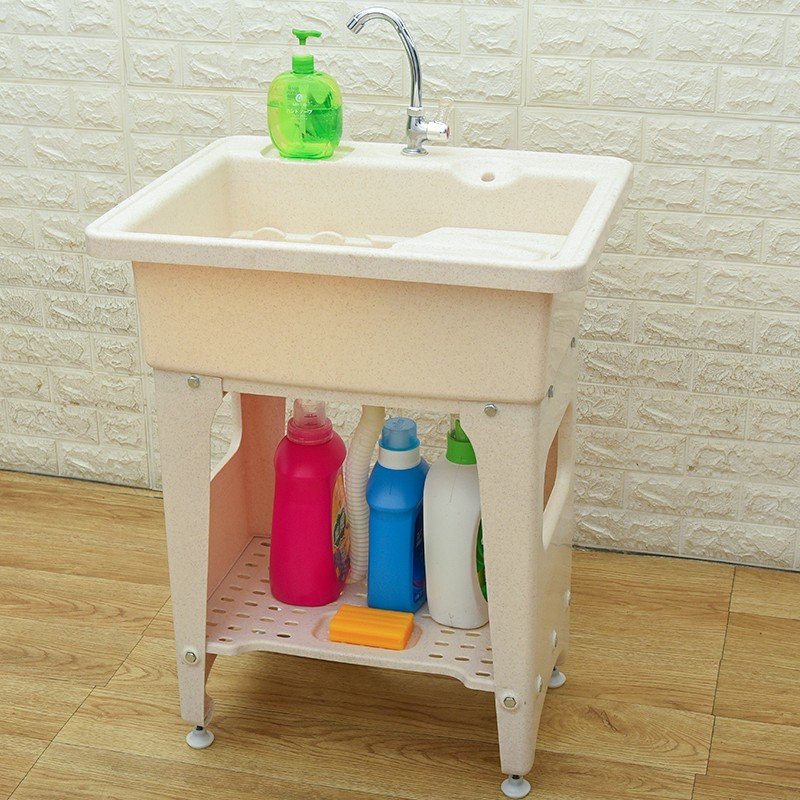 Einfacher Kunststoff-Waschtisc – Laundry Bewertung und Preis