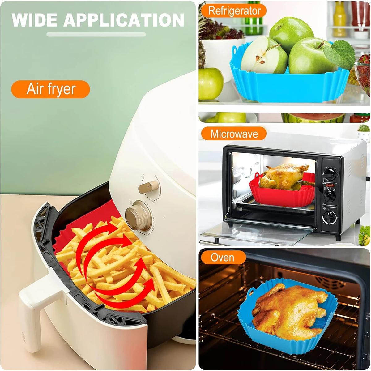 Silikon-Einlagen für Heißluftf – Air Fryer Silicone Pot Liner Bewertung und Preis