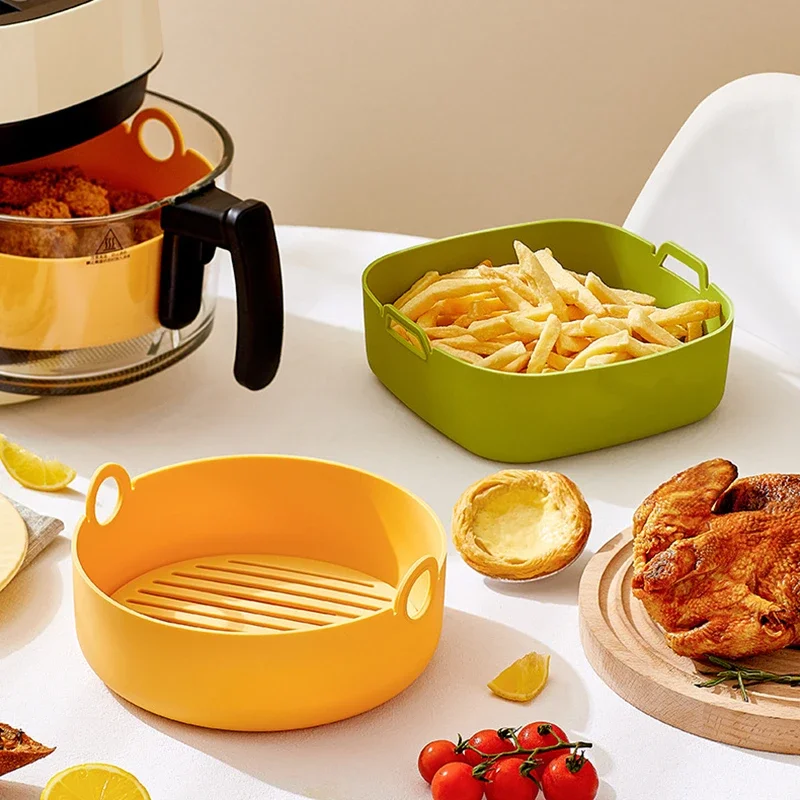 Runde Luftfritteuse-Einlagen,  – Air Fryer Silicone Pot Liner Bewertung und Preis
